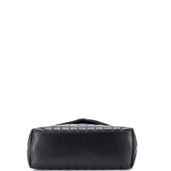 Saint Laurent Loulou Shoulder Bag Matelasse Chevron Leather Medium Black - Picture 4 of 7